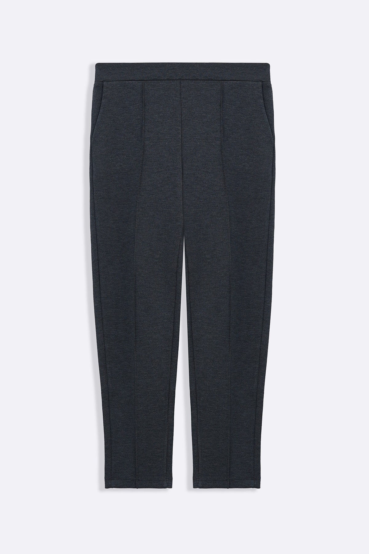 CHARCOAL STRAIGHT EASY SLACKS
