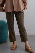 OLIVE ARCHITECT DRAWSTRING PANTS