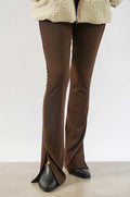 BROWN SLINKY EVENING SLACKS