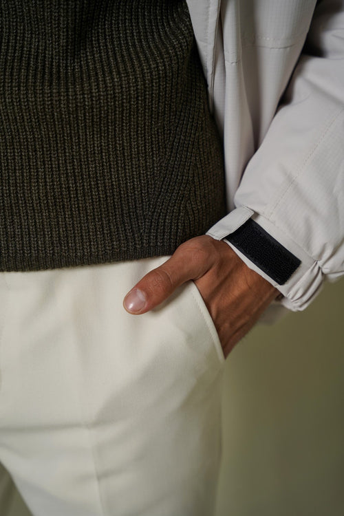 CREAM CLASSIC SUIT TROUSERS