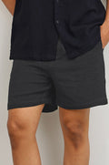 CHARCOAL MUSLIN SHORTS