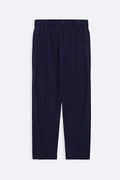 NAVY TURN-UP PANTS