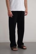 BLACK WIDE LEG JEANS