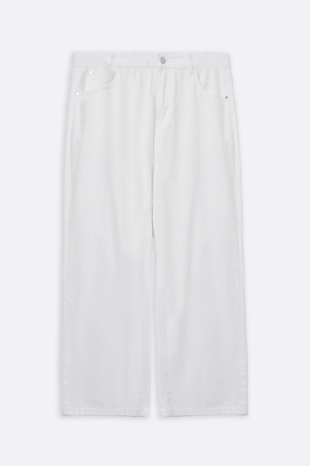 WHITE WIDE LEG JEANS