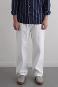 WHITE WIDE LEG JEANS