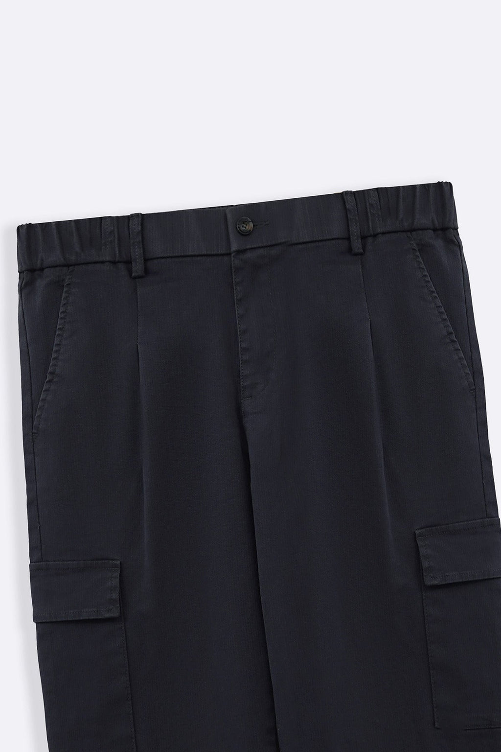 GREY EASY TAPERED CARGOS