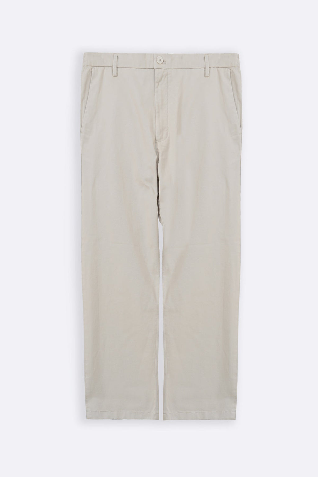ECRU TAPERED CHINOS