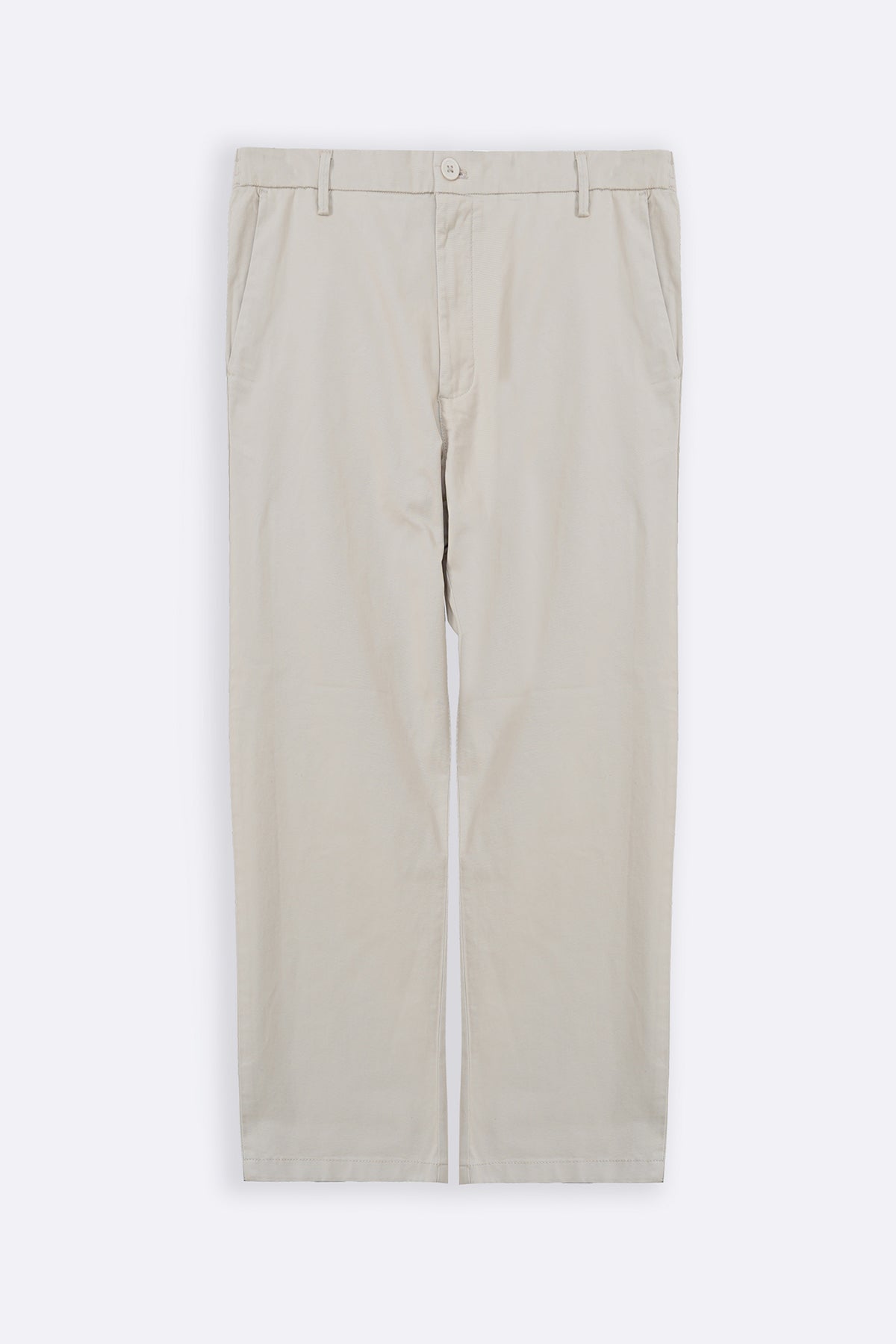 ECRU TAPERED CHINOS