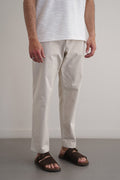 ECRU TAPERED CHINOS