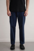 NAVY TAPERED CHINOS