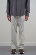 ECRU EASY PINSTRIPE TROUSERS