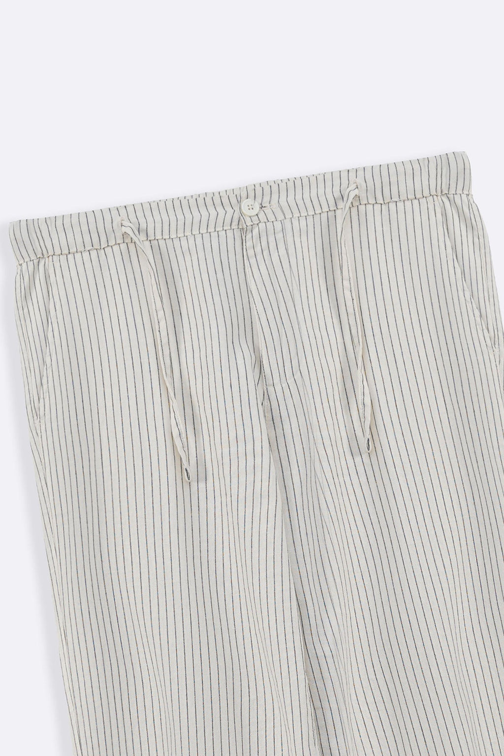 ECRU EASY PINSTRIPE TROUSERS