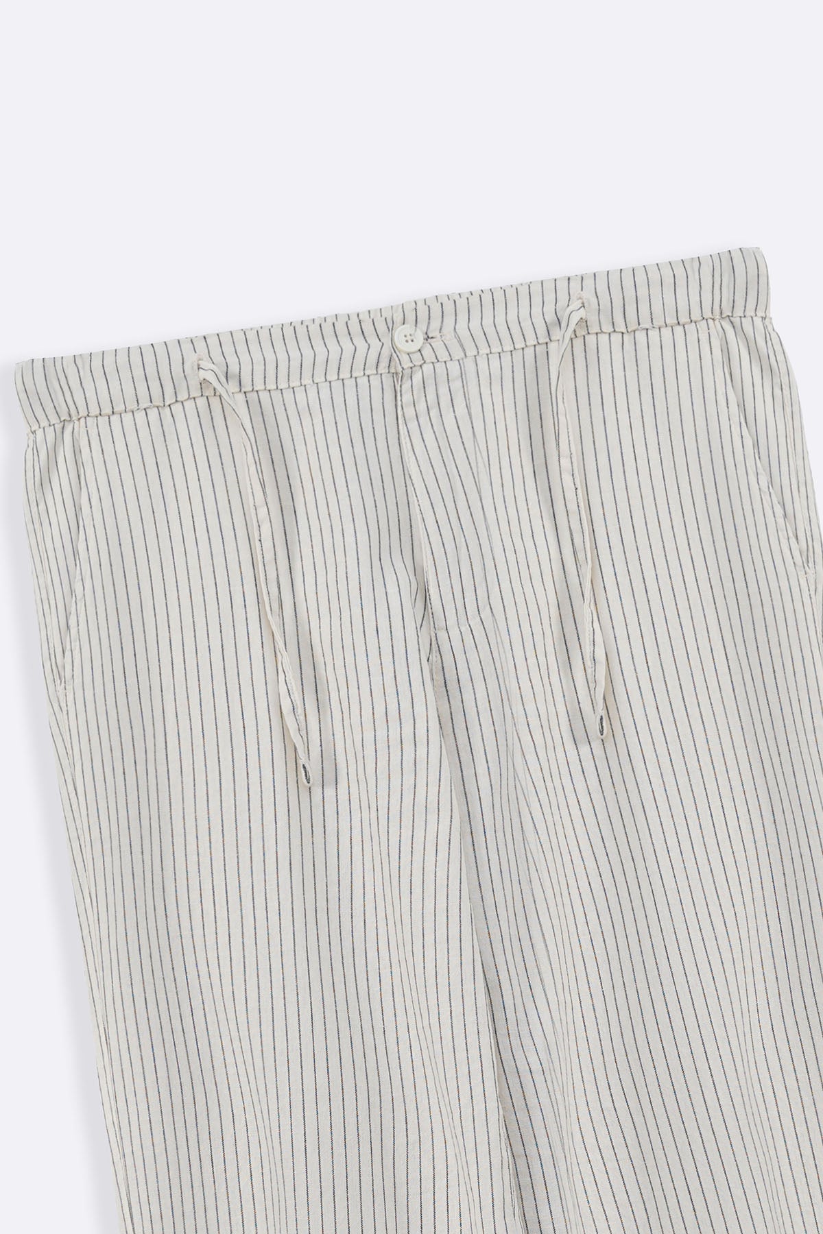 ECRU EASY PINSTRIPE TROUSERS