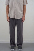 DARK GREY RELAXED TROUSERS