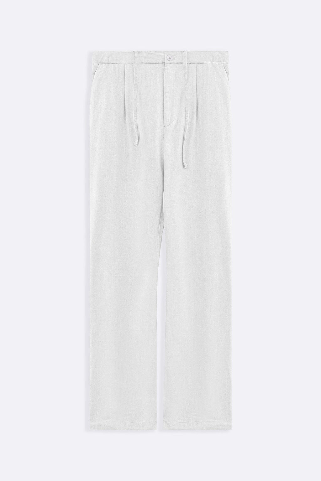 WHITE RELAXED TROUSERS