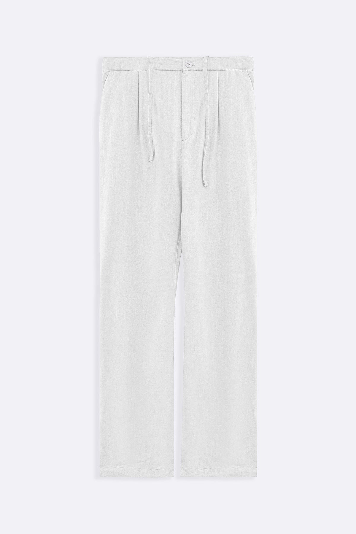 WHITE RELAXED TROUSERS