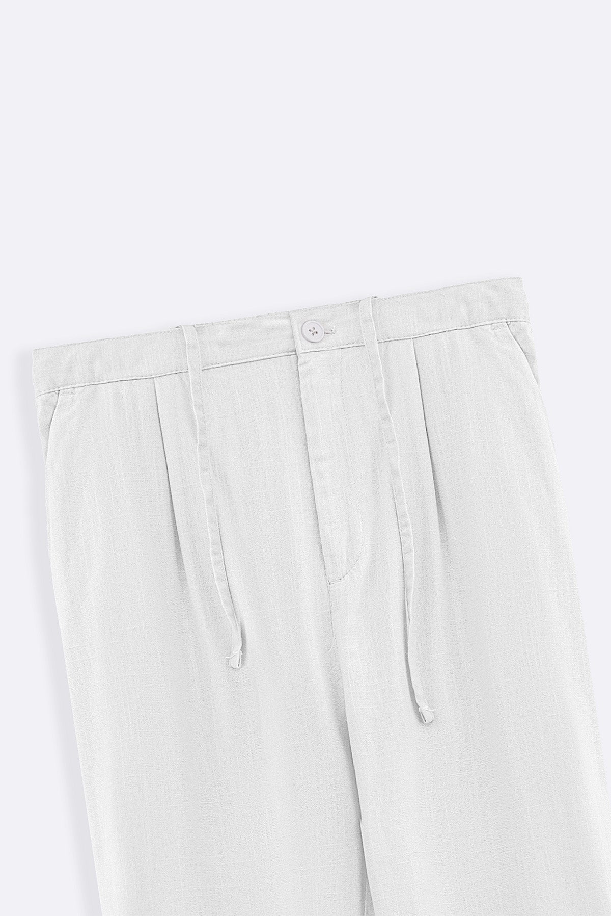 WHITE RELAXED TROUSERS