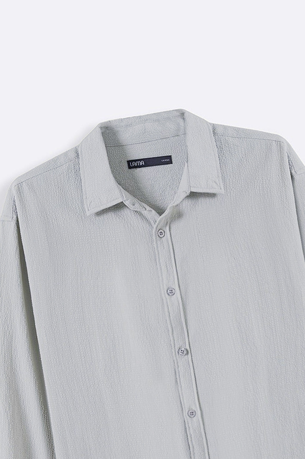 ASH SEERSUCKER BUTTON DOWN SHIRT