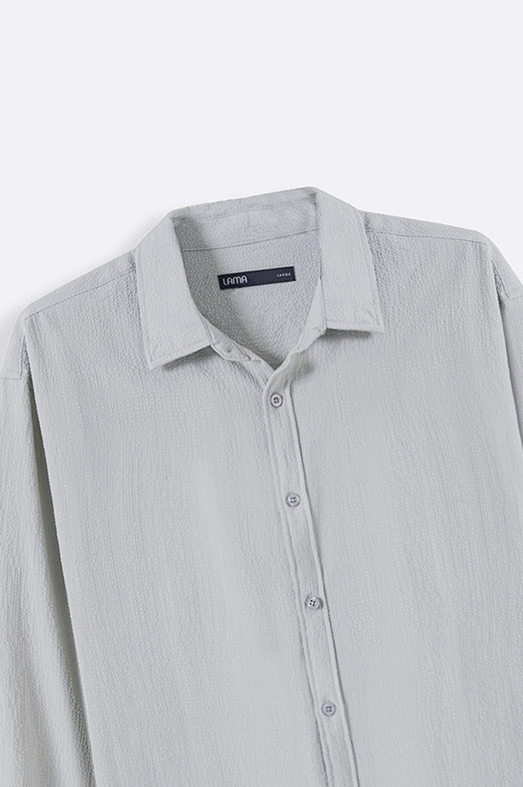 ASH SEERSUCKER BUTTON DOWN SHIRT