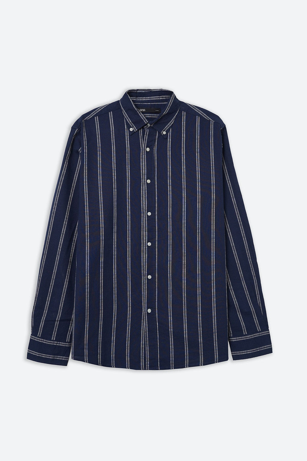 BLUE STRIPED COTTON SHIRT