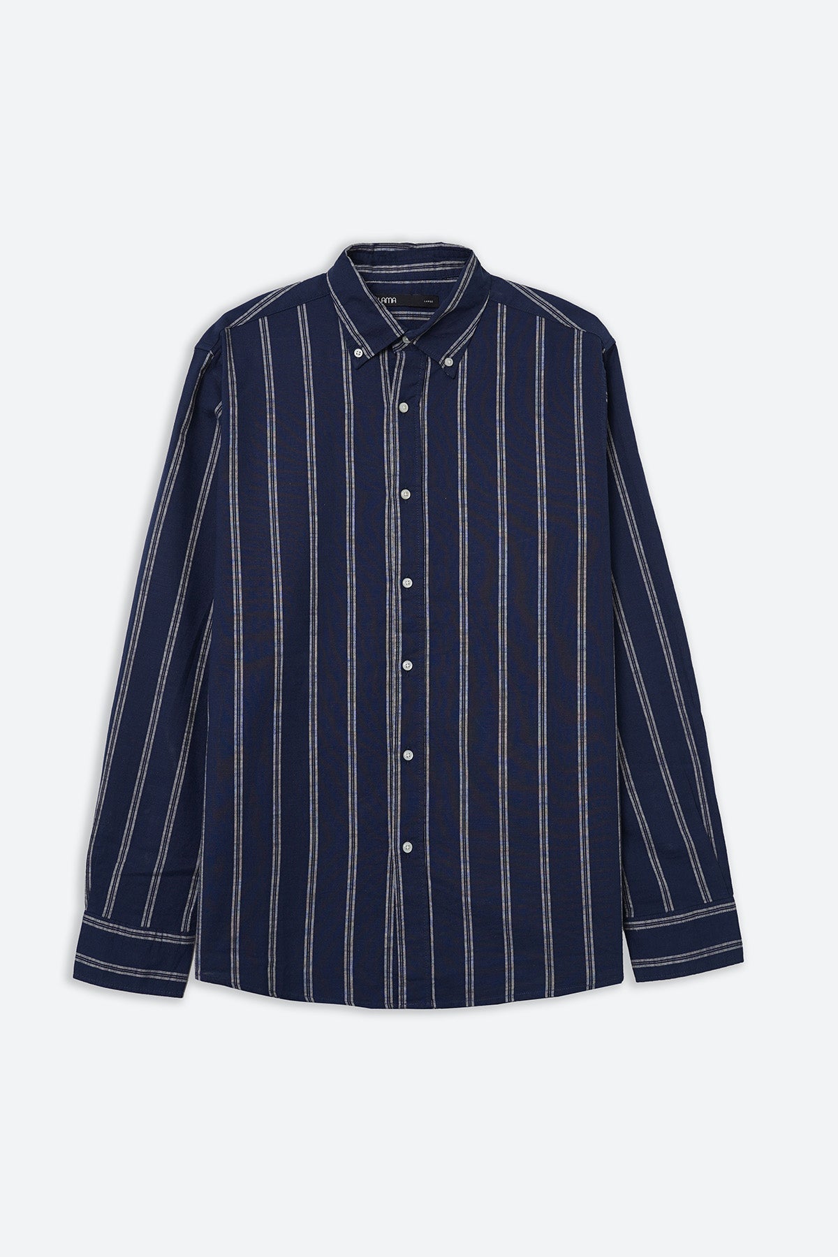 BLUE STRIPED COTTON SHIRT