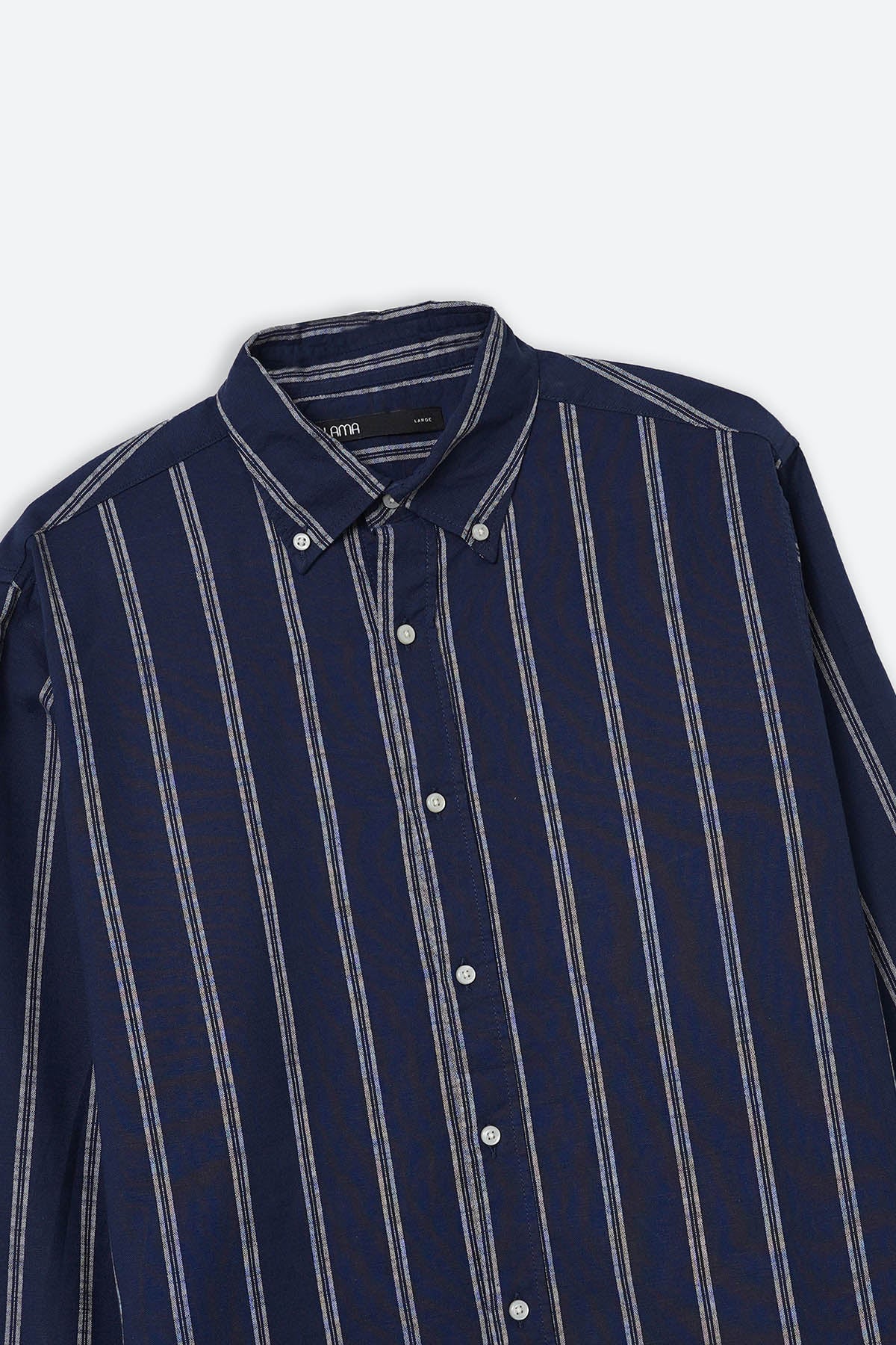 BLUE STRIPED COTTON SHIRT