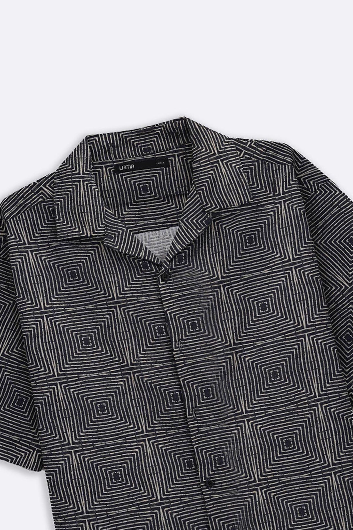 BLACK BATIK SAFARI SHIRT
