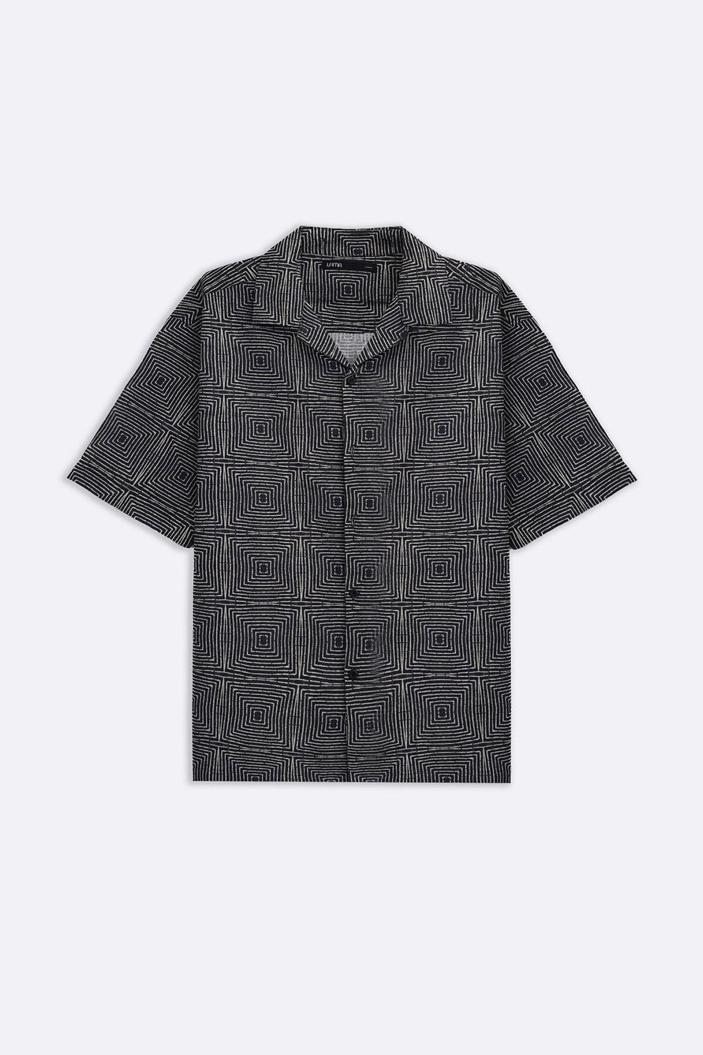 BLACK BATIK SAFARI SHIRT