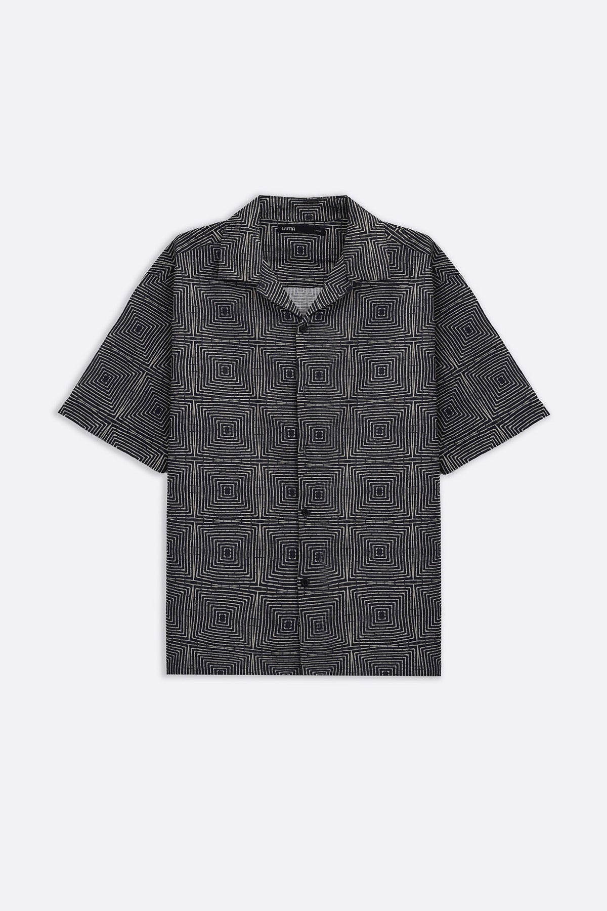 BLACK BATIK SAFARI SHIRT