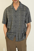 BLACK BATIK SAFARI SHIRT