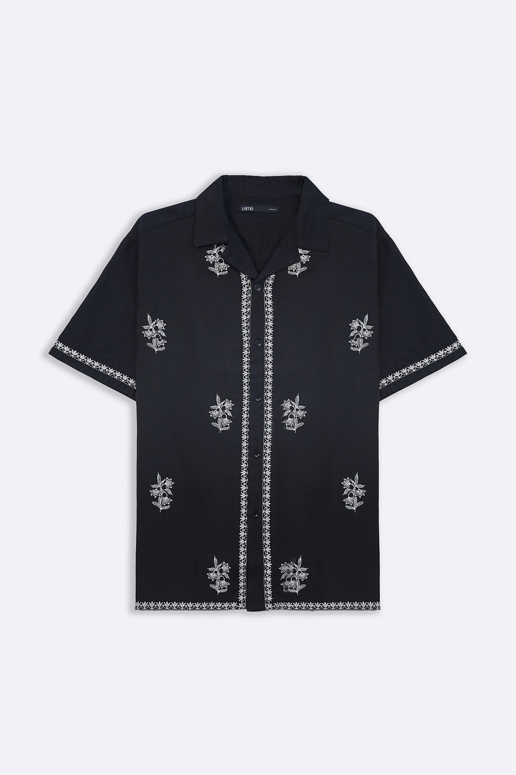 BLACK COLOMBO RESORT SHIRT