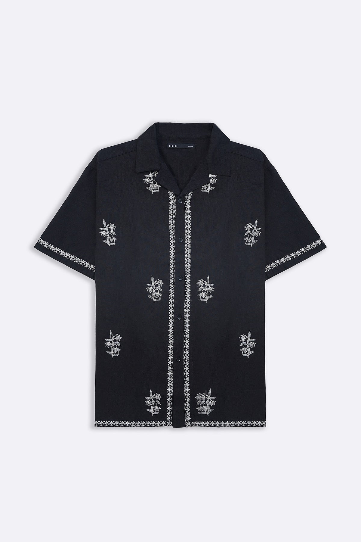 BLACK COLOMBO RESORT SHIRT