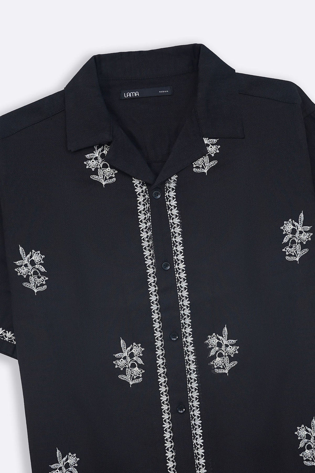 BLACK COLOMBO RESORT SHIRT