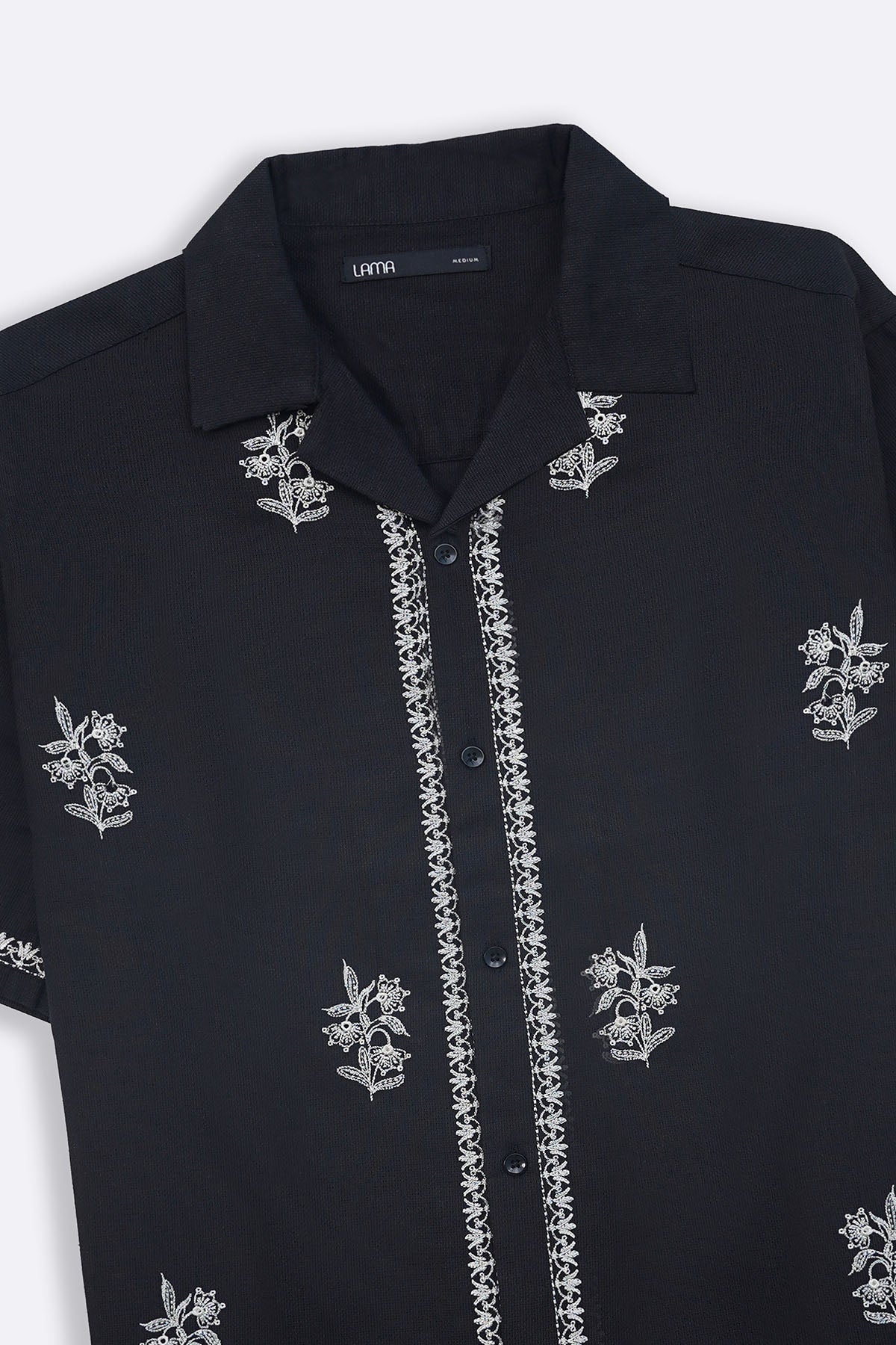 BLACK COLOMBO RESORT SHIRT