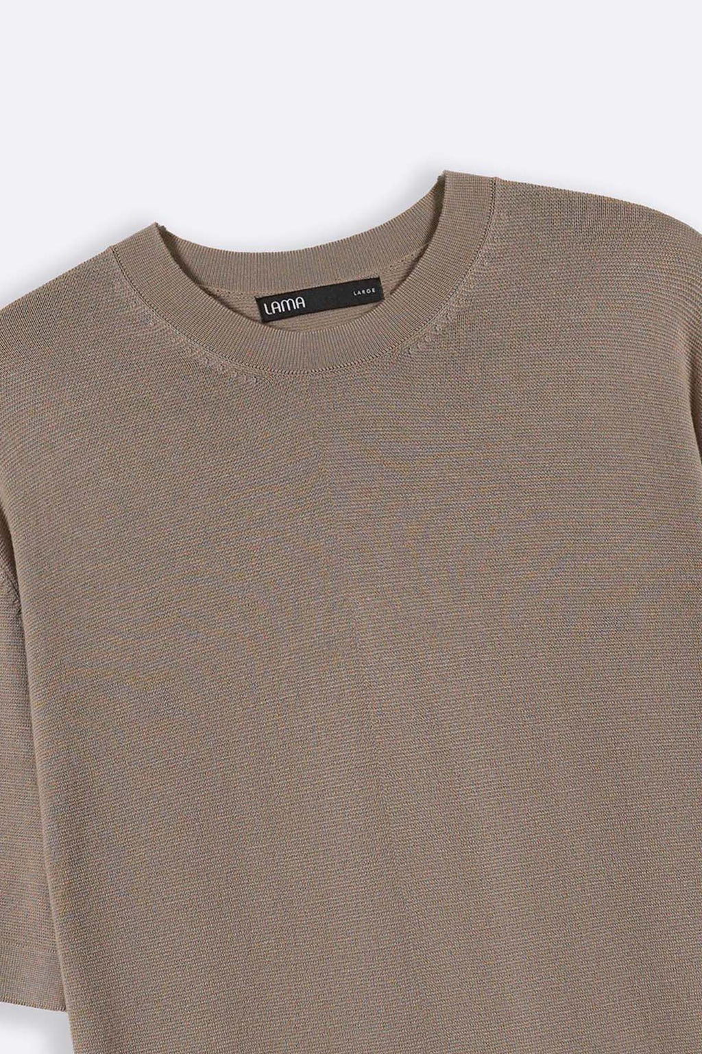 SAND SNUG KNIT TEE