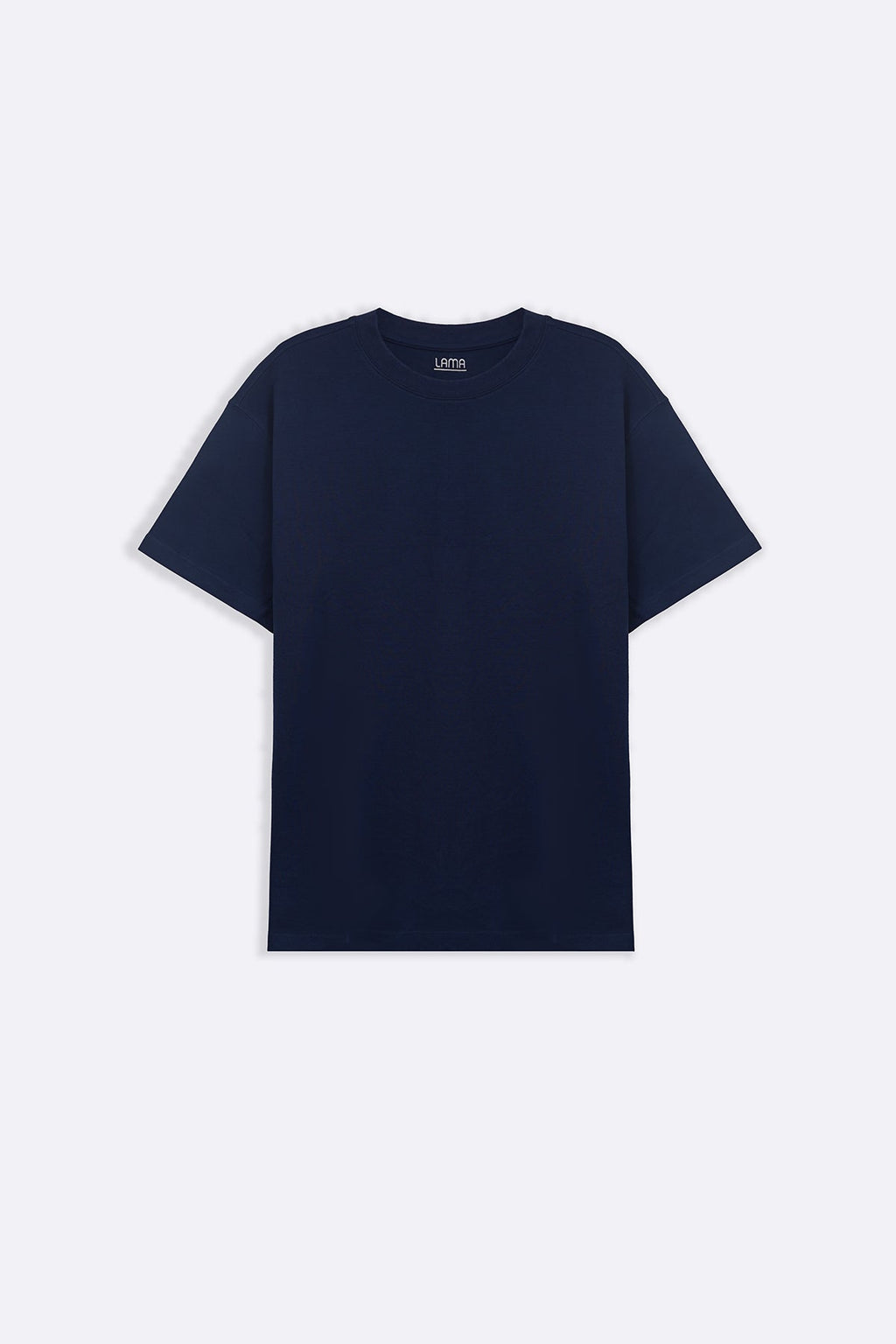 MID BLUE INTERLOCK TEE