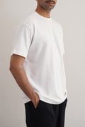 OFF WHITE INTERLOCK TEE