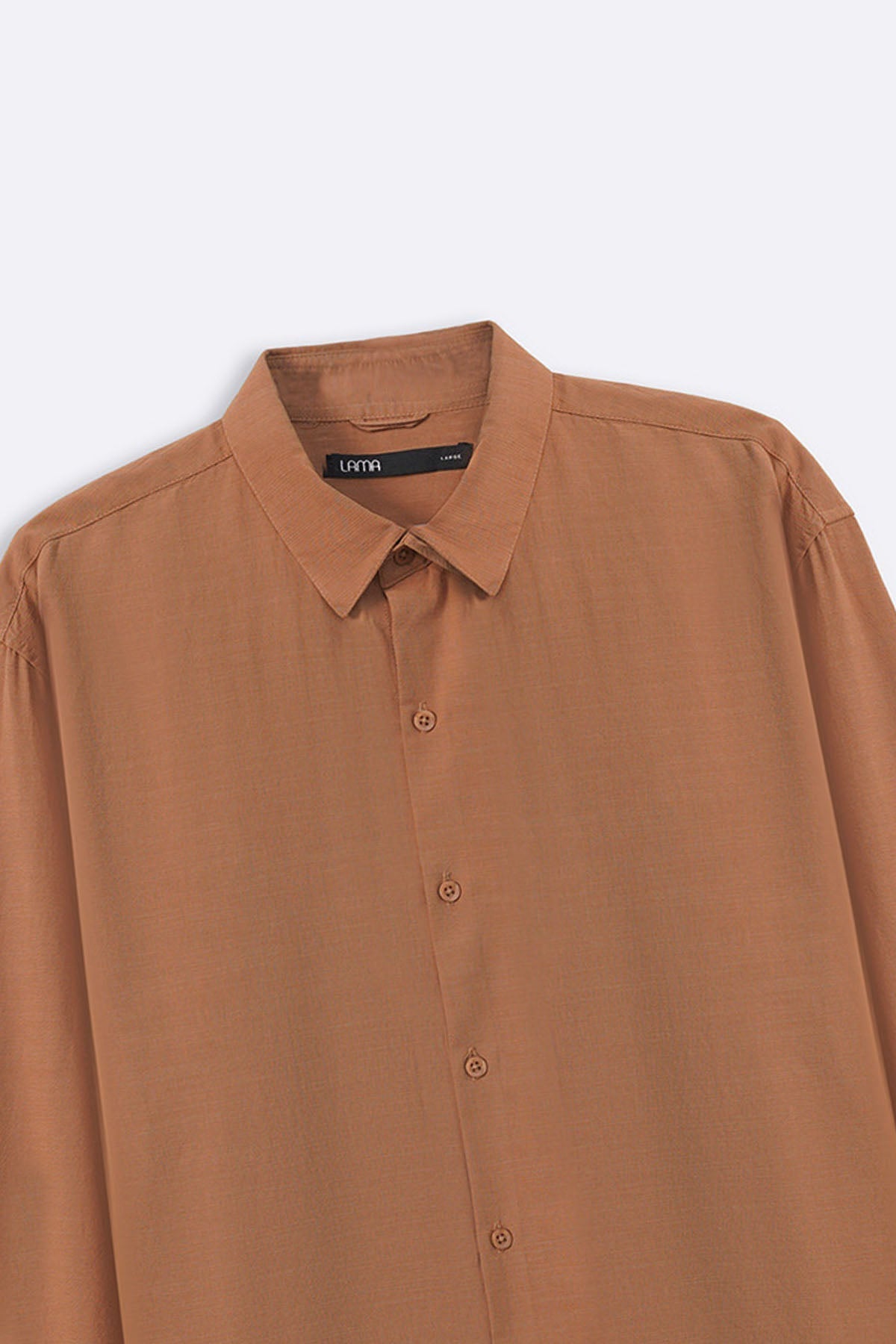 OCHRE BROWN CLASSIC BUTTON DOWN SHIRT