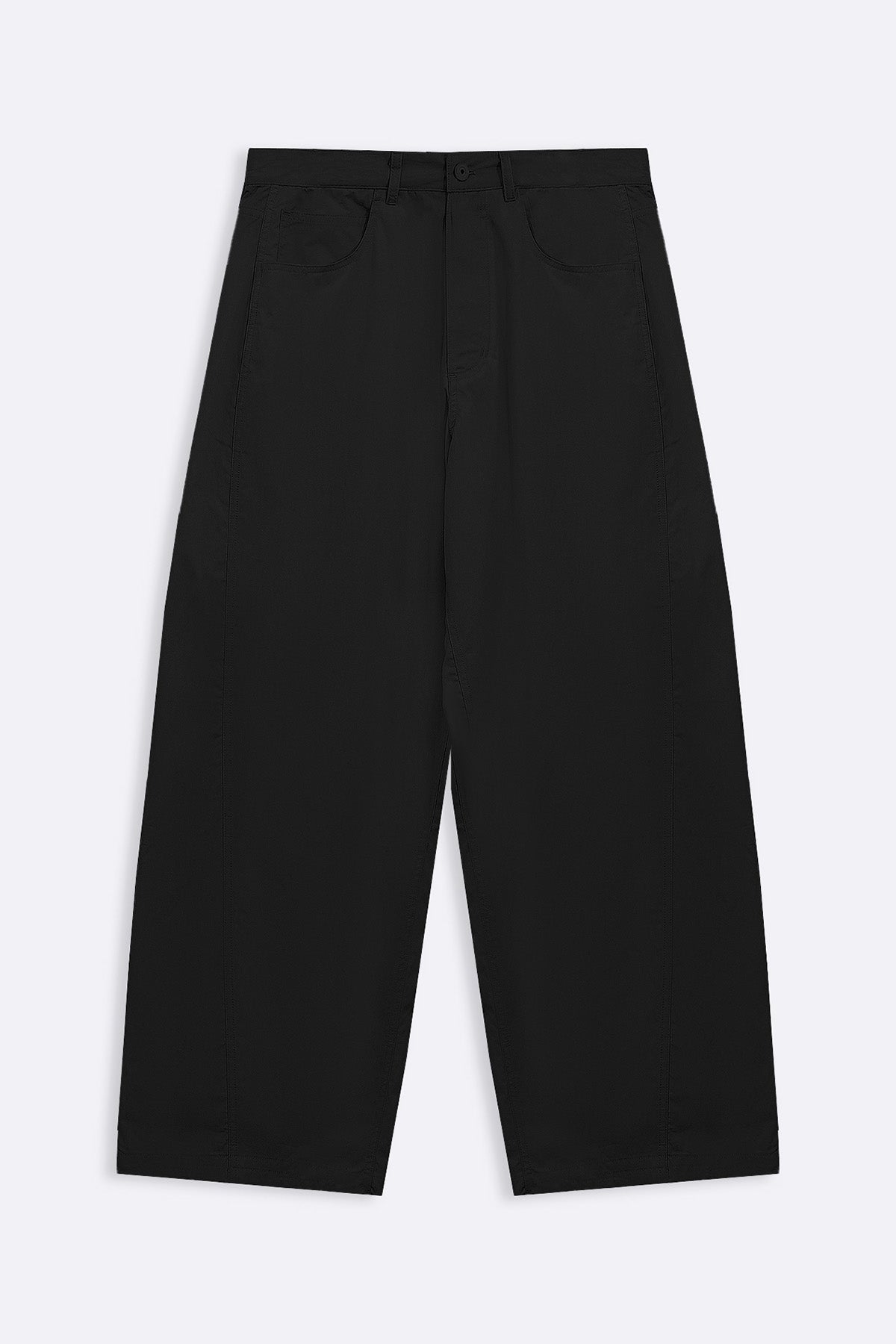 BLACK TECHNICAL FABRIC BALLOON PANTS