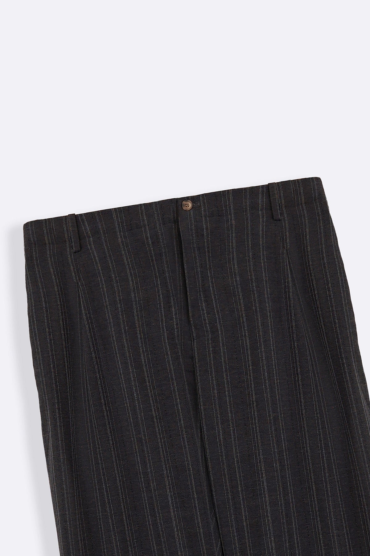DARK GREY BAGGY PLEATED PANTS