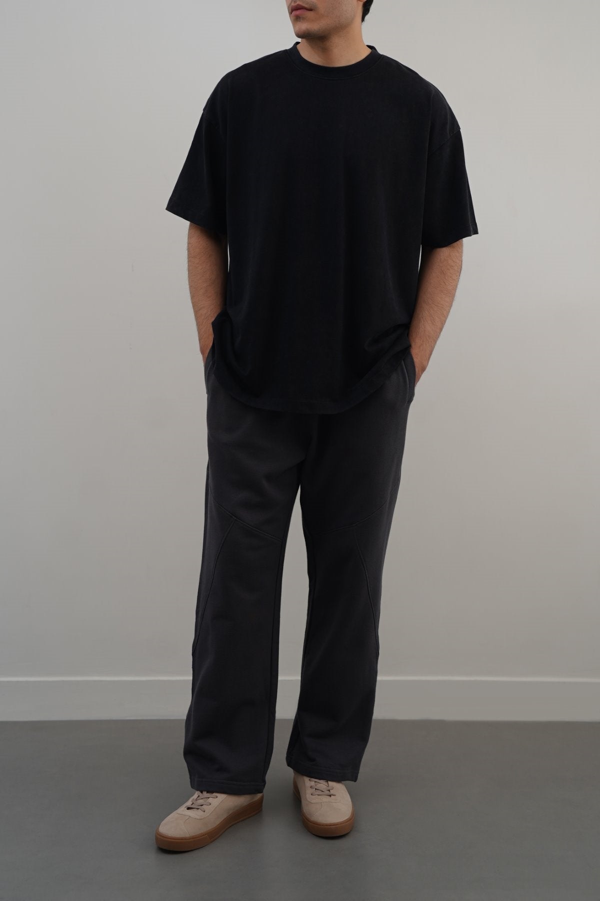 CHARCOAL COTTON COMFORT SWEATPANTS