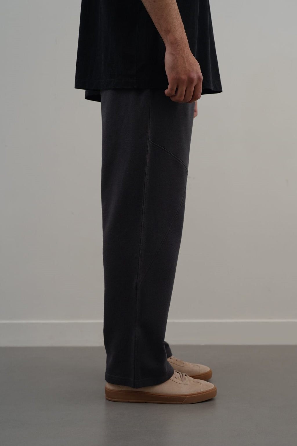 CHARCOAL COTTON COMFORT SWEATPANTS