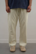 CREAM COTTON COMFORT SWEATPANTS