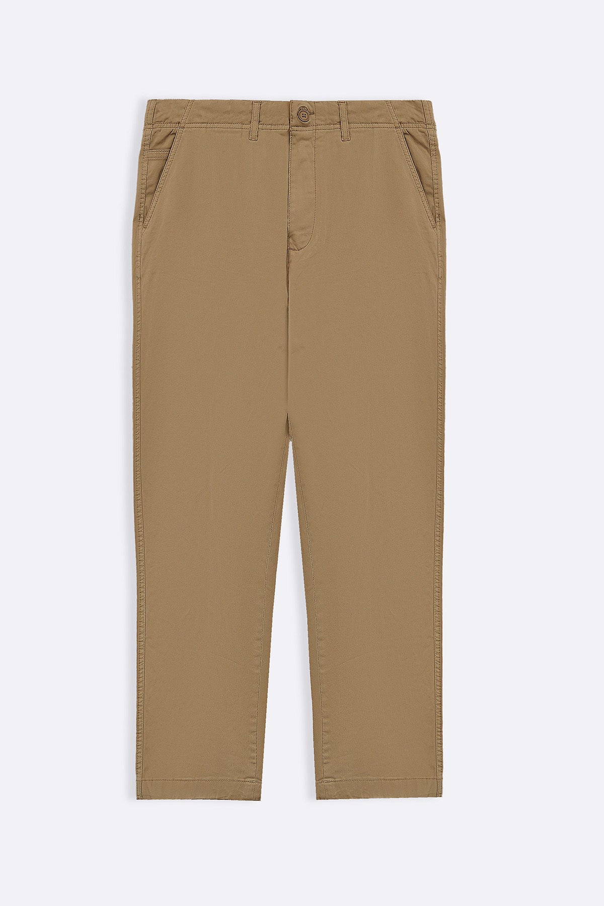 BEIGE RELAXED COTTON PANTS