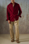 BEIGE RELAXED COTTON PANTS