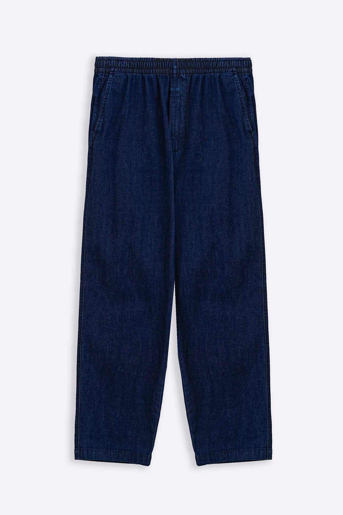 MID BLUE SOFT DENIM TROUSERS