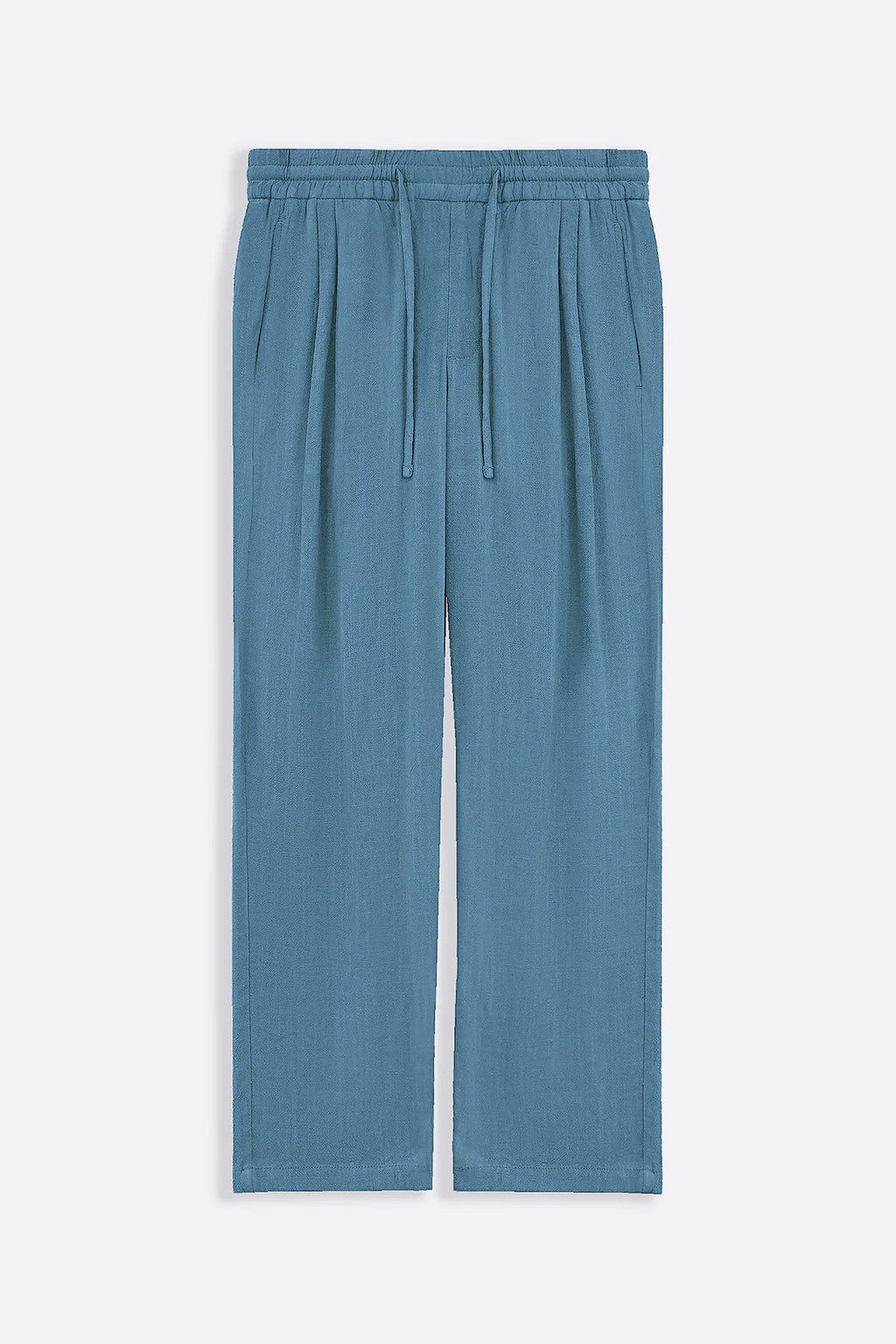 TOURMALINE LINEN BLEND BAGGY PANTS
