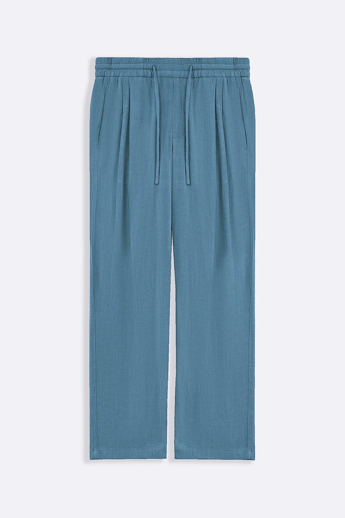 TOURMALINE LINEN BLEND BAGGY PANTS