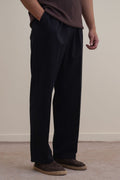 BLACK LIGHT COTTON CHINOS