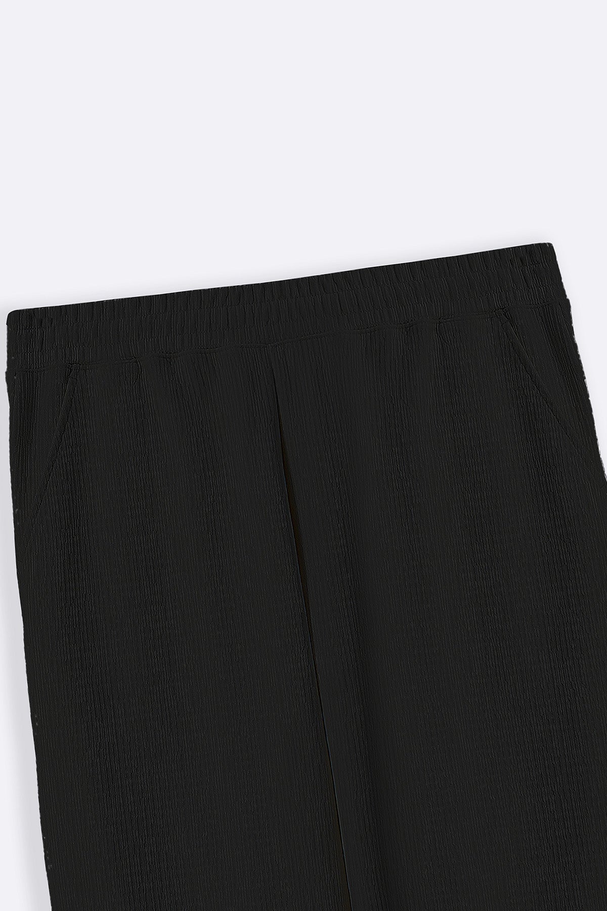 BLACK TENCEL COTTON PANTS